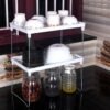 2Pcs Layer Rack Heavy Duty Kitchen Muultipurpose (multicolor)