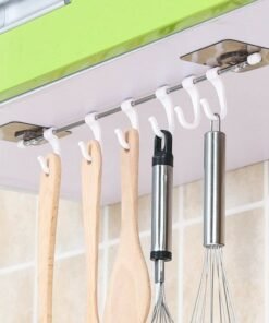Magic Wall Shelf with 6 Hooks
