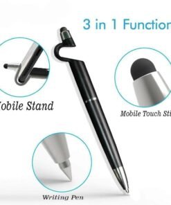 3 in 1 Stylus Pen with Mobile Stand(set of 3pcs)