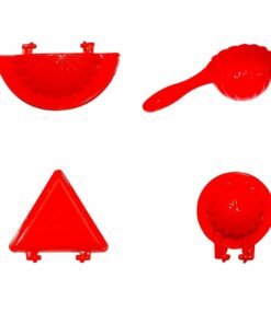 4 Pcs Plastic Mould Dough Set of 4