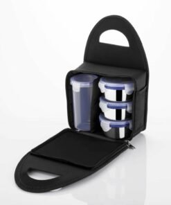 Stainless Steel Airtight Lunch Box Set - 4 pcs (3 Leakproof Containers and 1 Bottle)