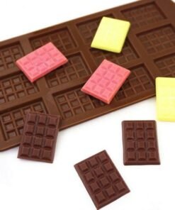 Silicone Mini Choco Bar Mould - 12 Cavity