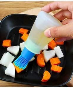 Silicone Oil brush with storage
