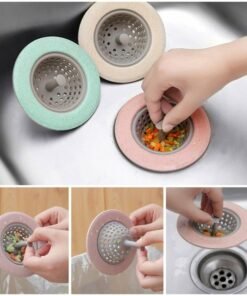 Silicone Sink Strainer Bakset with Handle