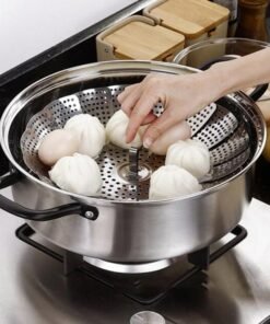 SS Folding Steamer Basket Small (8.5 Inch)