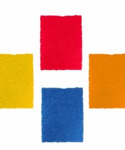 Kitchen Scrubber Pads for Utensils/Tiles (Pack of 4)