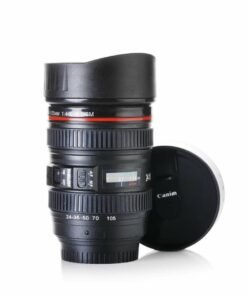 Camera Lens Shaped Coffee 350ml Mug Flask