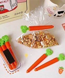 Carrot Bag Sealing Clip Food Snack Pouch Clip Sealer with magnetic