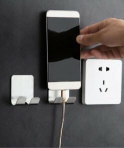 Mobile Plug Holder and Razor Holder for Bathroom(set of 2pcs)