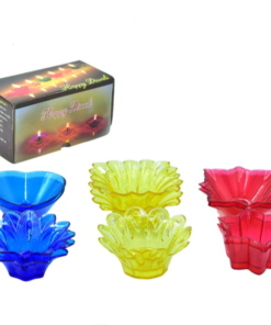 Candle Cup with Multi Shape (Multicolor)