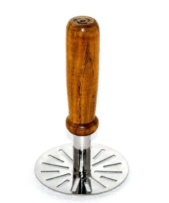 Potato Masher, Pav Bhaji Masher with wooden handle