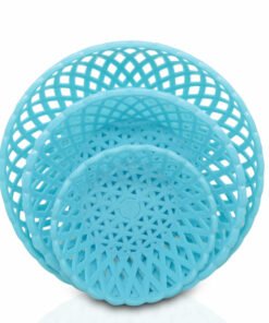 3pc Basket Set Multipurpose plastic