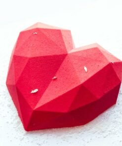 Silicone 3D Diamond Heart Pinata Mold