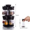 Revolving Plastic Spice Rack Masala Organiser (12 pcs )