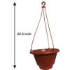 Hanging Flower Pot with Rope