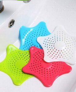 Silicone Star Shaped Sink Filter Bathroom Hair Catcher Drain Strainers for Basin PER PC