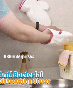 Bamboo Fiber Gloves Reusable Multipurpose Dishwashing Gloves