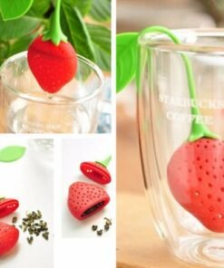 Strawberry Shape Silicone Green Tea Herbal Teal Filter