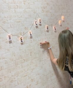 Box Shape Light cable Alphabet & Numbers
