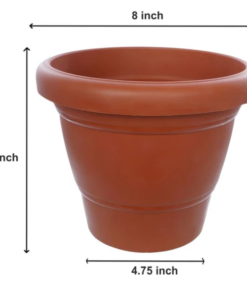 Garden Heavy Plastic Planter Pot MEDIUM