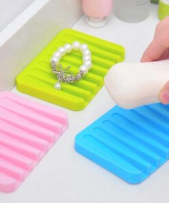 Silicone soap holder
