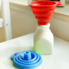 Collapsible silicone Funnel for Water Bottle Liquid Transfer Food Grade Funnels (Big)